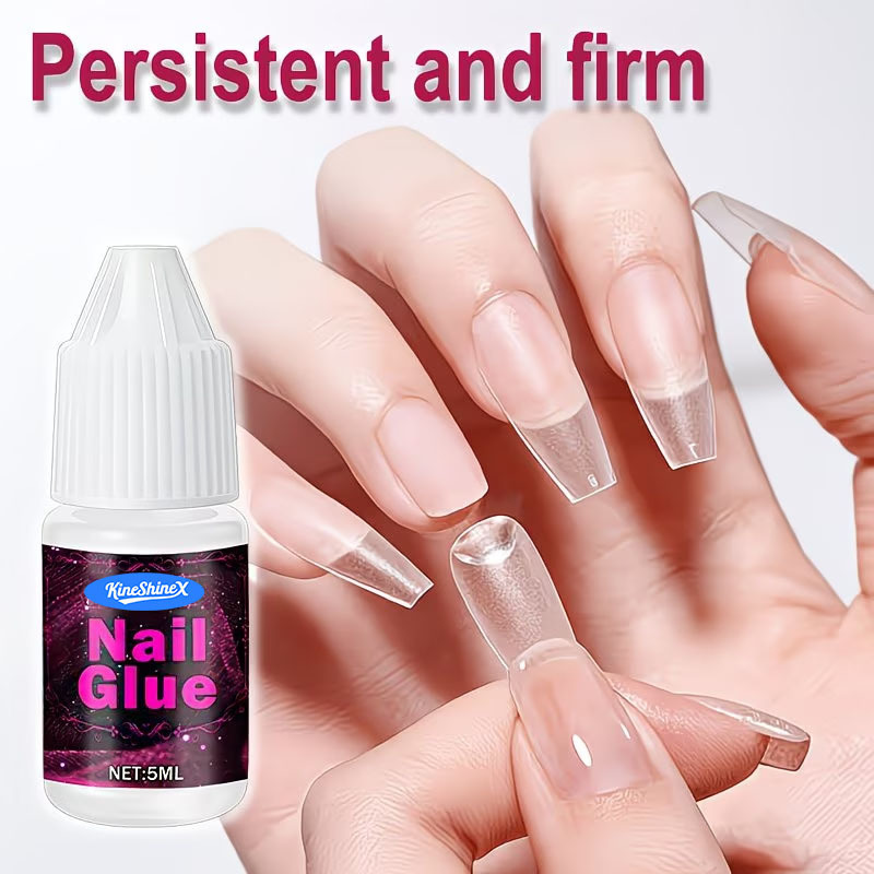 Kineshinex Strong Nail Glue, No Need to Wipe, Ultra-Fast and Powerful Nail Adhesive, Very Suitable for Kineshinex Strong Nail Glue, No Need to Wipe, Ultra-Fast and Powerful Nail Adhesive, Very Suitable for