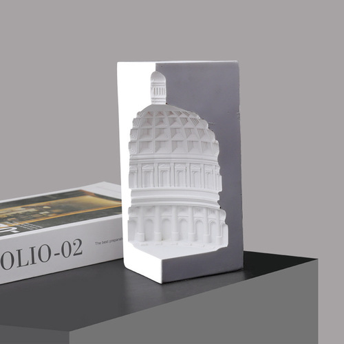 Panteon Building Model Designer Shelf Decor Nordic Creative Home Decor Craft Desk Entrance Hall Living Room Ornament