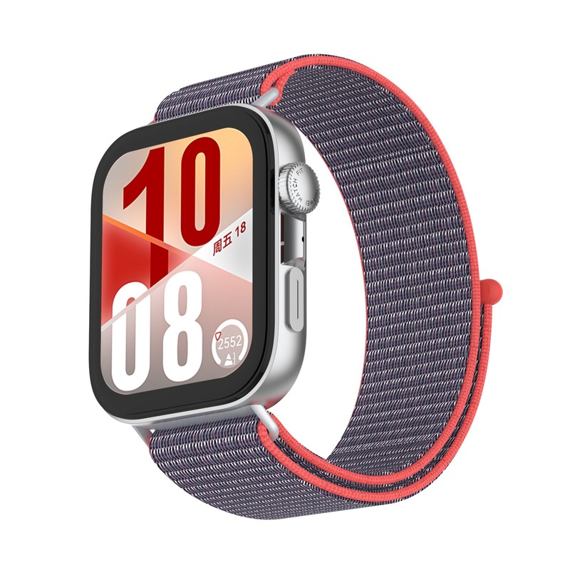 Huawei fit4pro 時計ストラップ HUAWEI fit4/3 メタルヘッド一体型ナイロンループストラップに適しています。|undefined