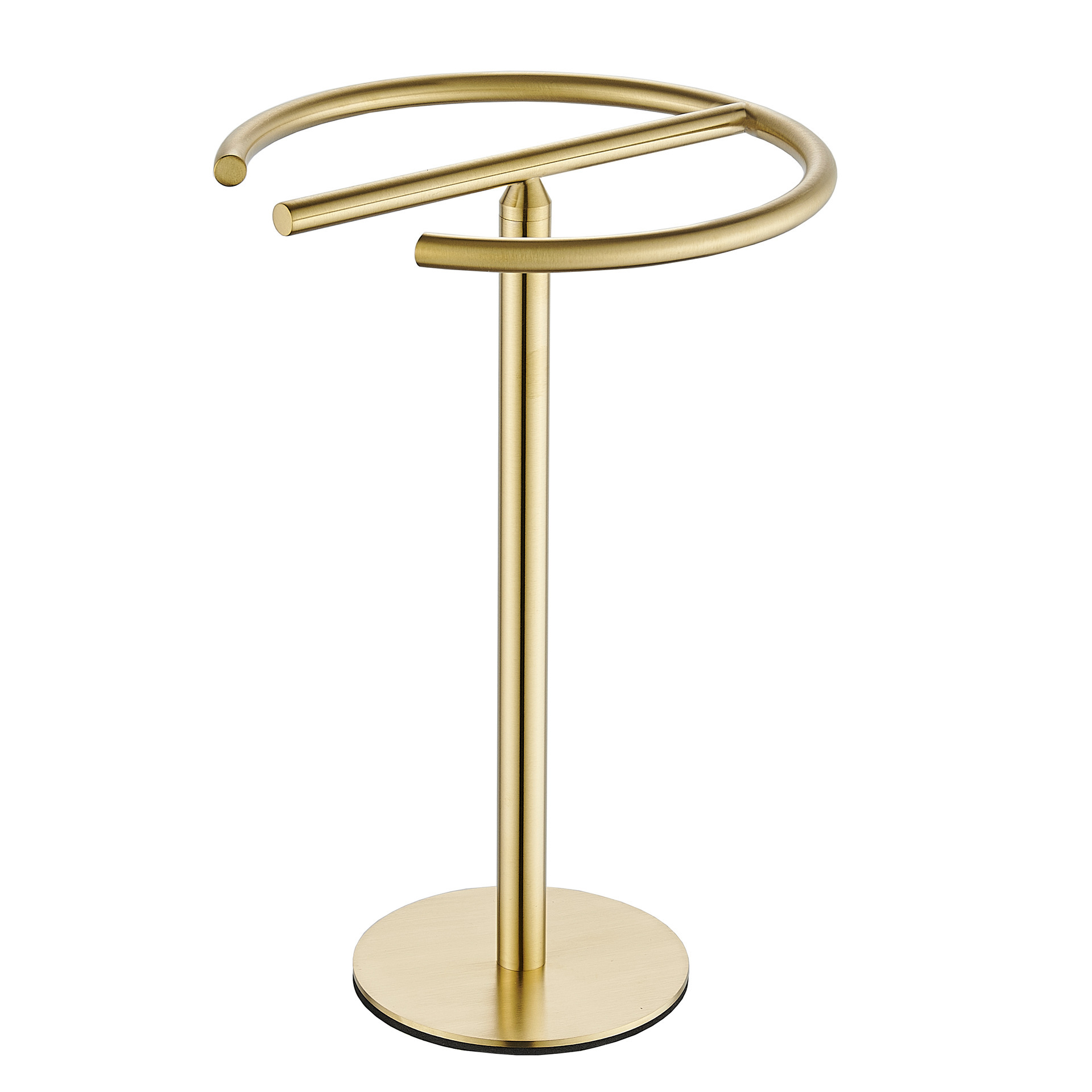 Acero inoxidable toalla joyería reloj rack piso vertical móvil ponche libre toalla bar baño rack de almacenamiento