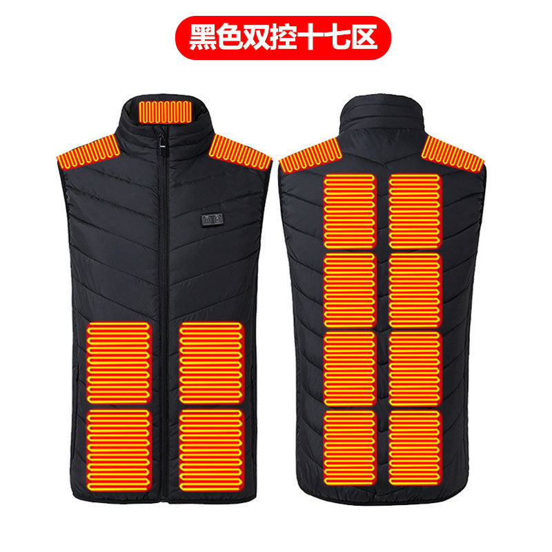 블랙 듀얼 제어 17존 가열