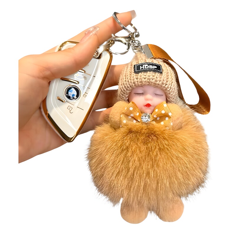Manufacturer Customized Real Fox Fur Doll Car Keychain Pendant Plush Doll School Bag Pendant Couple Gift Manufacturer Customized Real Fox Fur Doll Car Keychain Pendant Plush Doll School Bag Pendant Couple Gift
