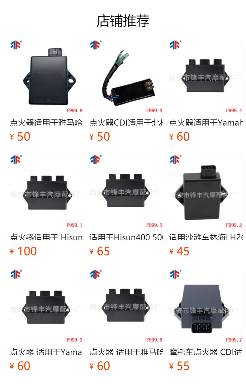 Motorcycle Igniter Double Head Dc. Ac Is Suitable for Yamaha Yfm 350 5Nf-85540-00