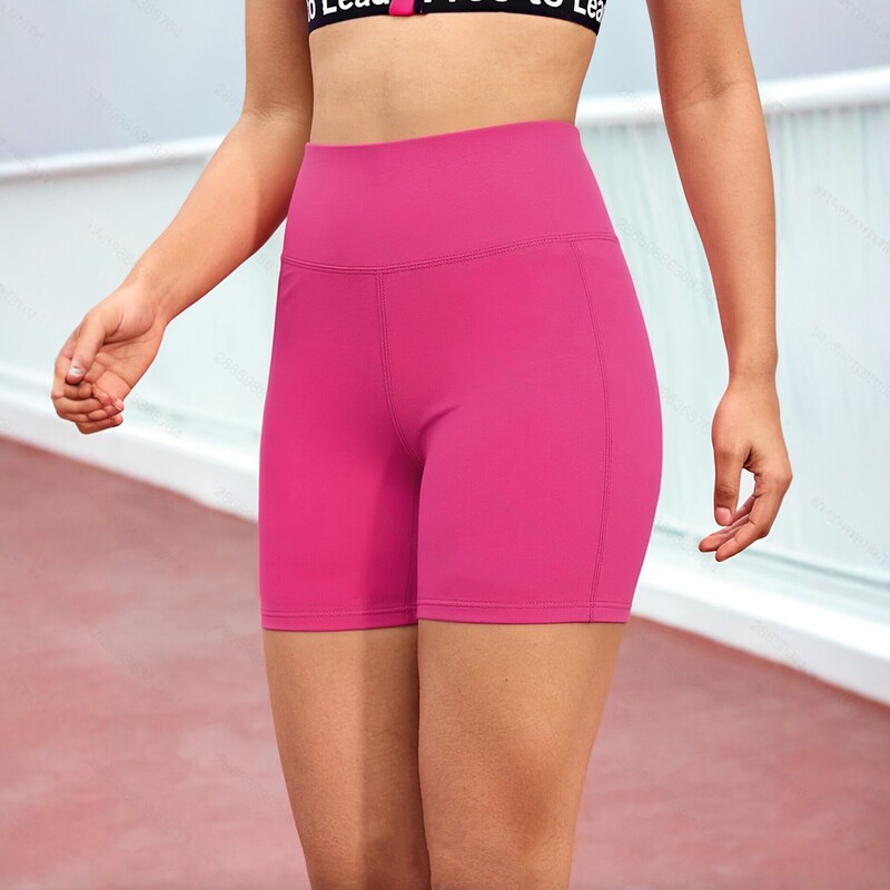 Yoga Shorts for Women, Fitness Sports Shorts with Pockets, Quick-Dry Running Training Shorts, Women's Shockproof Sports Vest Yoga Shorts for Women, Fitness Sports Shorts with Pockets, Quick-Dry Running Training Shorts, Women's Shockproof Sports Vest