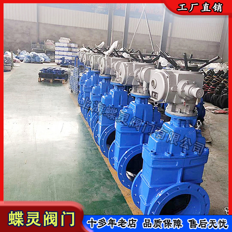 现货开关型软密封电动法兰闸阀Z945X-16Q流阻小启闭省力批发