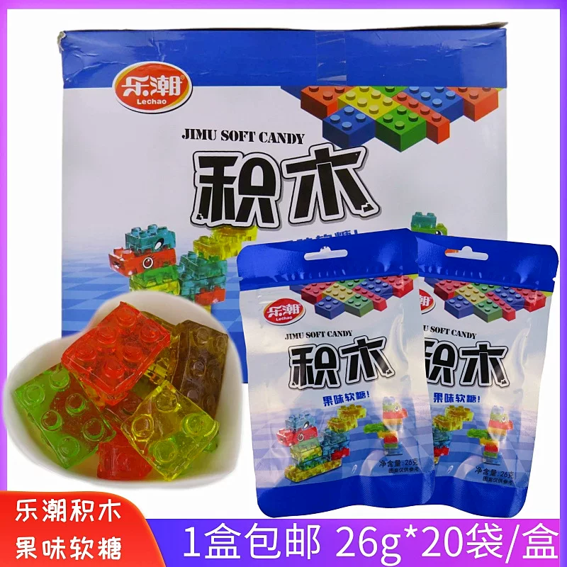 Le Chao Blocks QQ Candy Flade Flying Candy Le Snack Candy Fruit Puzzle Flequin 4D Blocks игрушка-ловец. Доставляется