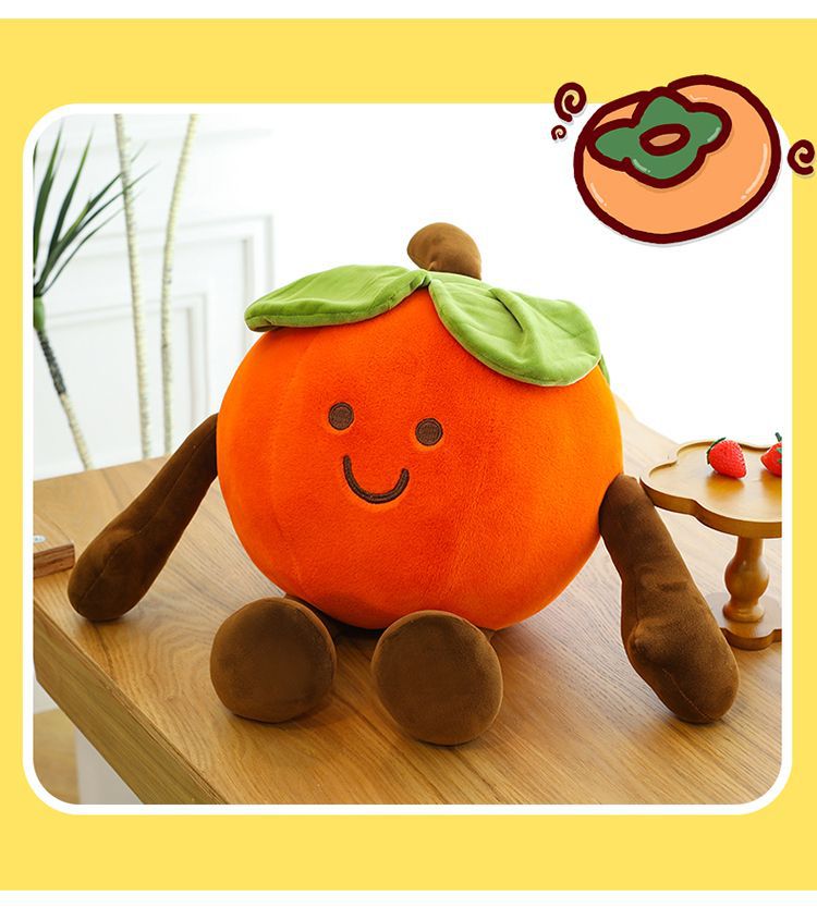 Plush Toy Persimmon Doll, Super Soft Doll, Birthday Pillow, Wedding Gift