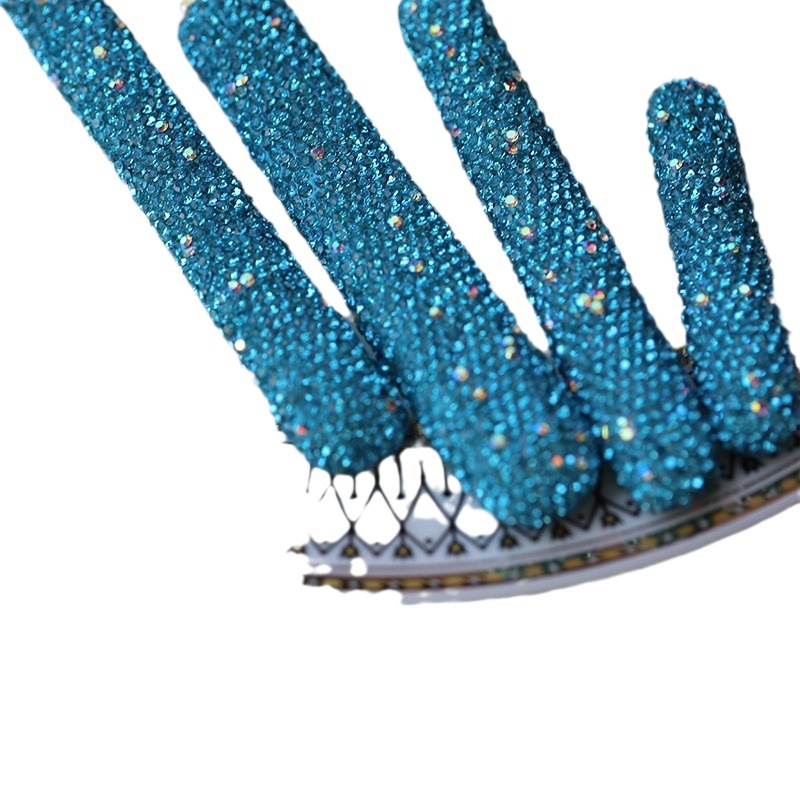 Diamante azul de lujo suministros para el hogar creativo cuchillo de carne y tenedor Vajilla de acero inoxidable estilo ins hogar cuchillo de diamante, tenedor y cuchara