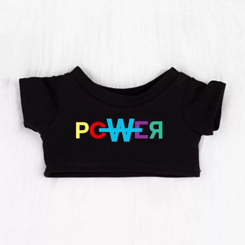 Bestselling children's clothing T-shirt denim overalls 10-15cm cotton doll celebrity figure clothing doll trendy accessories