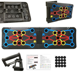 Wholesale push-up multi-function folding Fitness Board New abdominal fitness appliance home sports equipment sleeper board push-up