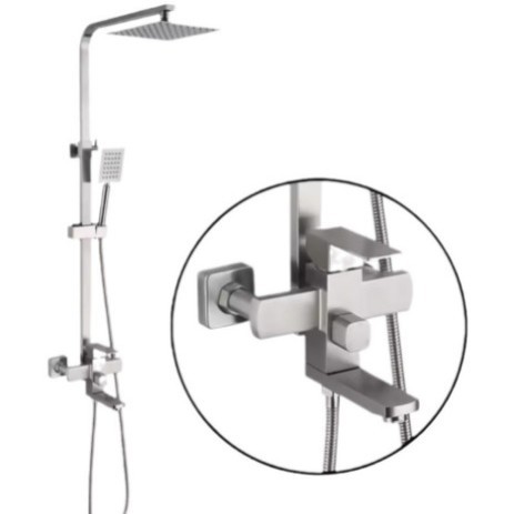 Acero inoxidable ruso transfronterizo conjunto de ducha dorado negro Dusheвой naset