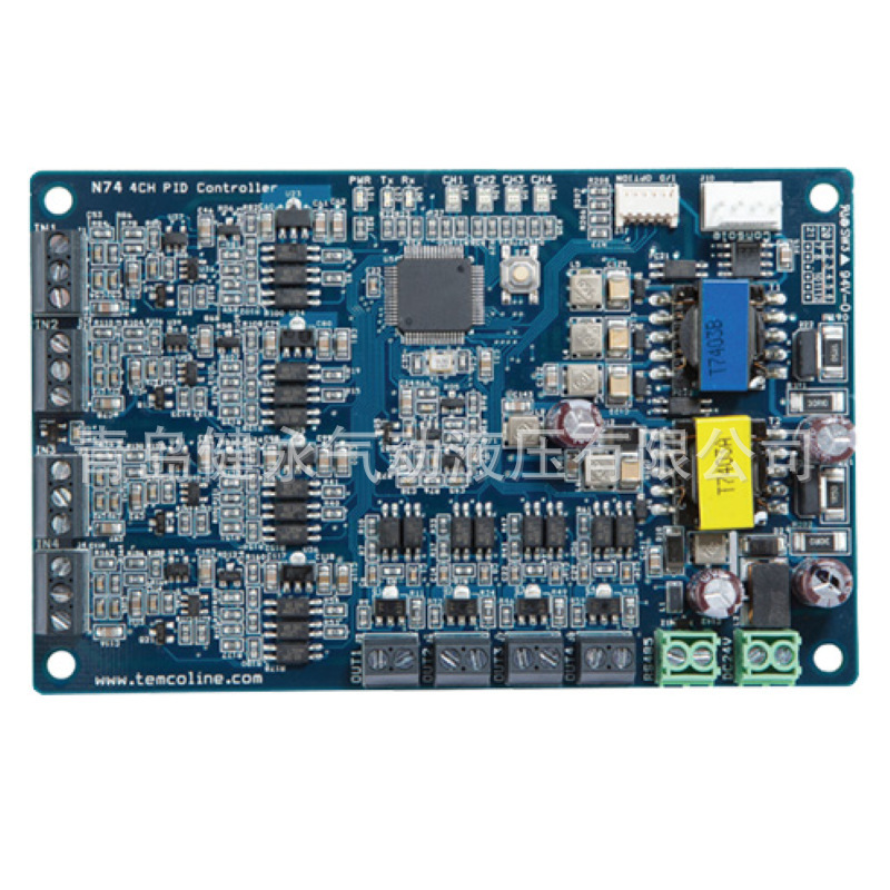 TemcoLine N74 Series 4-Channel On-Board PID Temperature Controller
