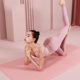 Yoga mat manufacturers wholesale household men's thickened shock-absorbing non-slip mat lengthened and widened women's fitness rope skipping mat