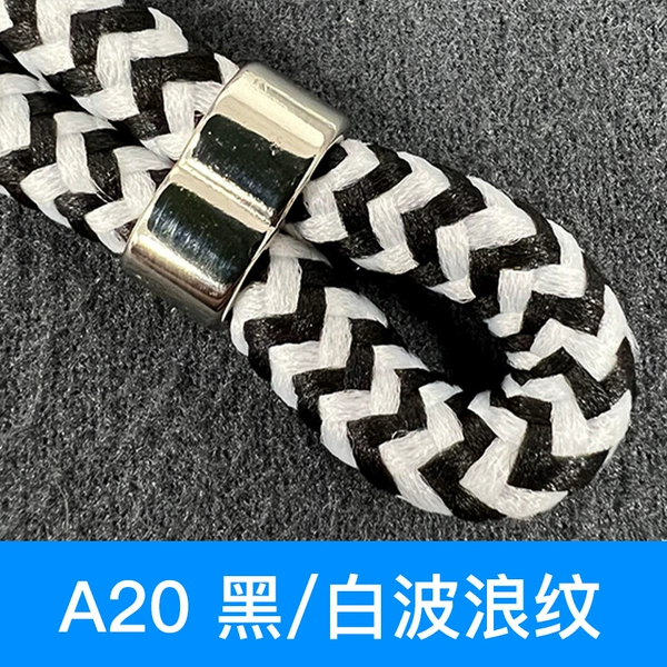 A20 Black and white wavy patterns