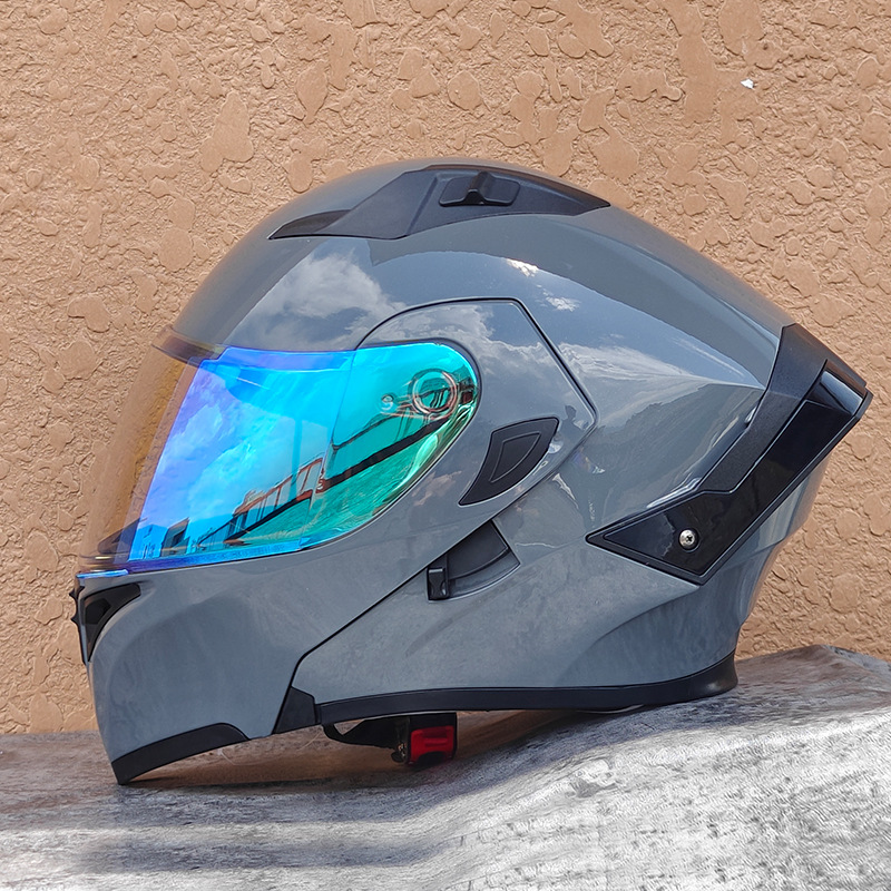 Orz nuevo casco de motocicleta casco para hombre casco para mujer locomotora casco completo Xia 3C certificado doble lente cuatro estaciones universal