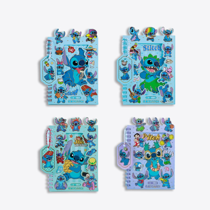 クロスボーダースリーインワンかわいいコイルノート素材ノート透明ハンドノート多機能スリーインワン|undefined