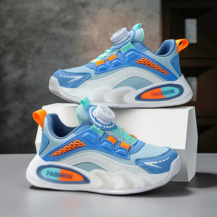 Children's Shoes Men's 2024 Autumn New Arrival sneaker Waterproof Swivel Buckle Lightweight Running Shoes Casual Shoes for Middle and Big Kids Students