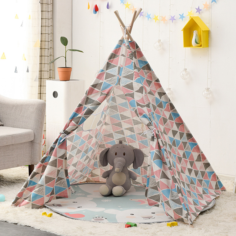 Tienda india para niños, casa de juegos interior para niños y niñas, pícnic al aire libre, salida, casa pequeña, sombrilla, tienda pequeña