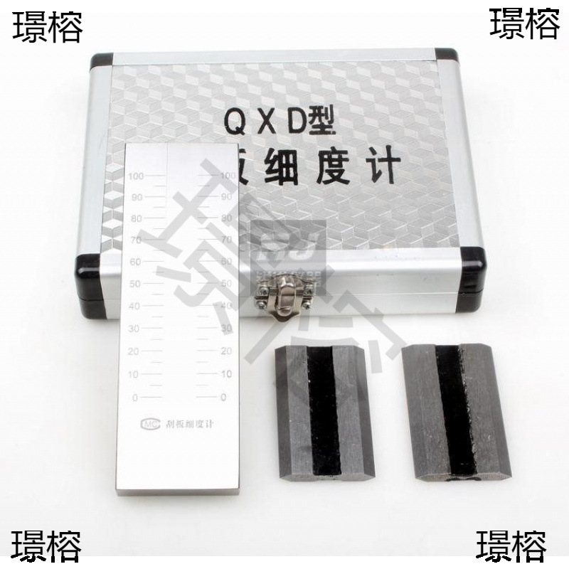 不锈钢QXD刮板细度计 0-25/50/100/150 细度板 涂料颗粒细度仪