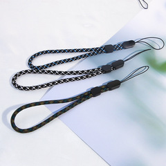 適用於加粗短款手機掛繩女便攜式手機吊繩子蘋果華為掛飾編織手串