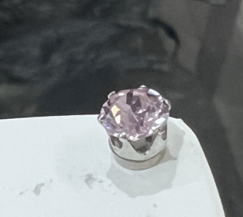 5#마그네틱 화지 귀걸이 클립 6mm [핑크] 1개