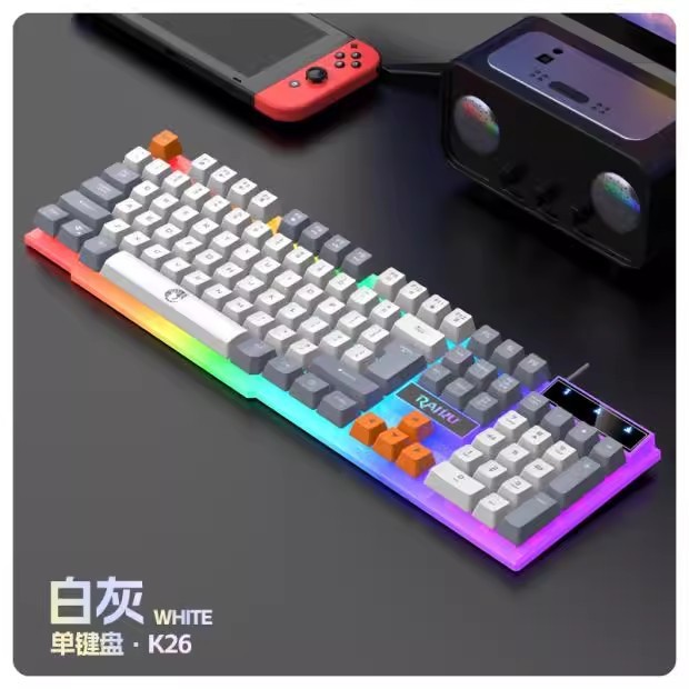 RAIKU Leikui T16 有線キーボードとマウスセットメタルゲーミングコンピュータユニバーサル有線キーボードクロスボーダー卸売|undefined