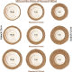 Cross-Border Spot Delivery Handmade Straw Placemats, Cattail Straw Placemats, Coasters, Insulation Mats, Straw Casserole Mats