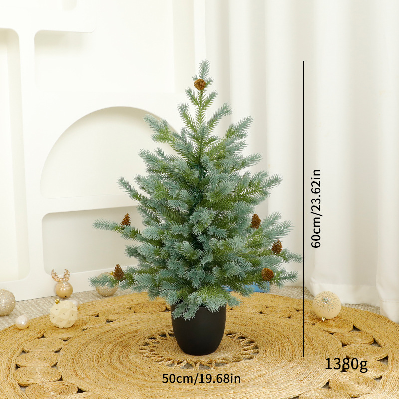 Amazon nuevo árbol de Navidad PE decoración doméstica decoración de ventanas decoración de Navidad atmósfera de Navidad diseño de escena