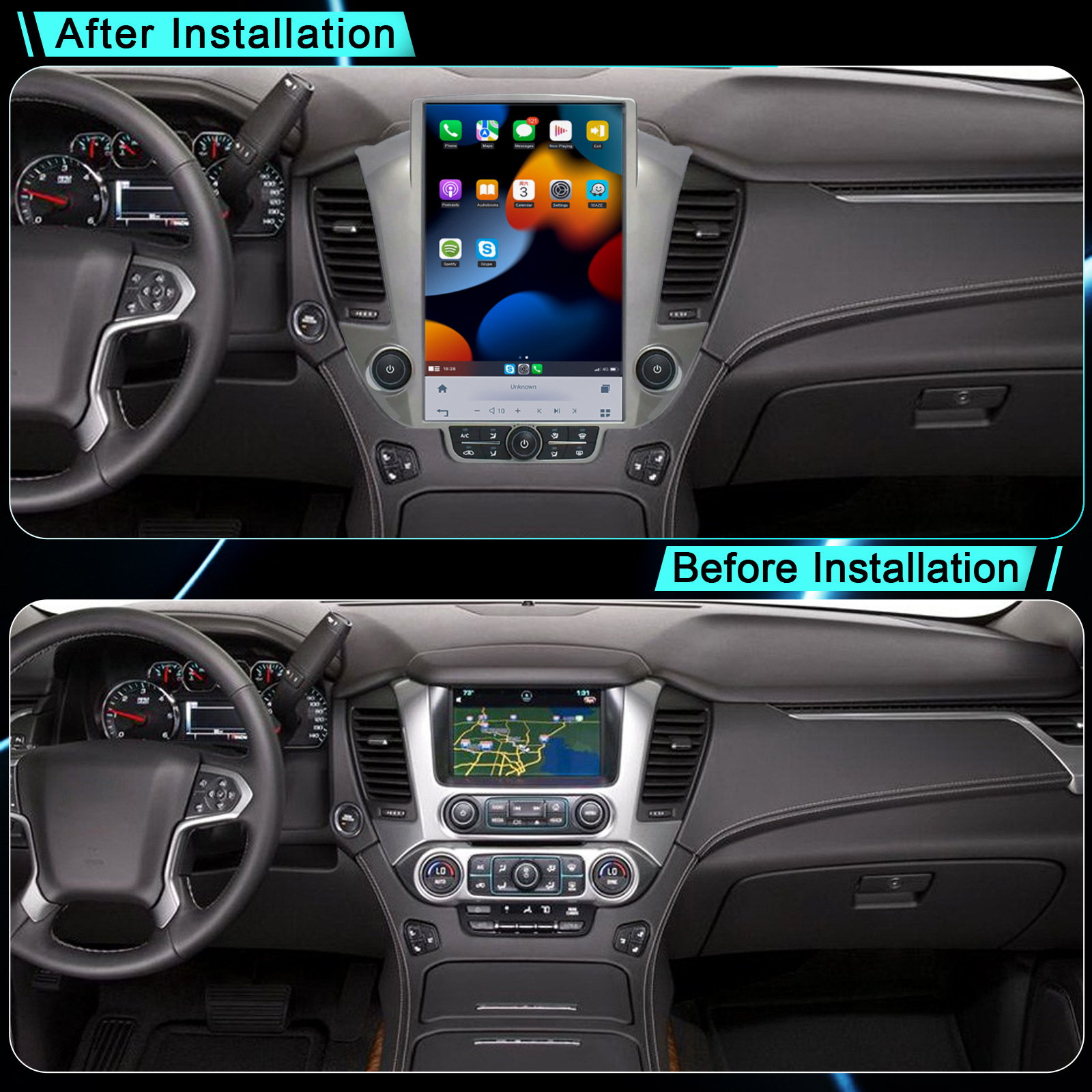 Gmc Yukon 2014- Car Audio and Video Intelligent Navigator Car Gps Android Navigation