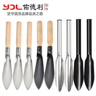 Stainless Steel Flat Pointed Shovel for Digging Wild Vegetables, Garden Shovel, Small Shovel for Planting Vegetables, Potted Gardening Spade, Professional Succulent Flower Shovel