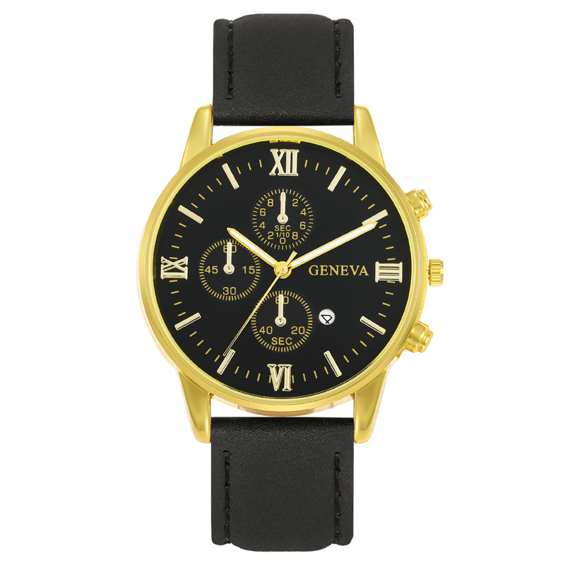 Gold needle gold shell black belt