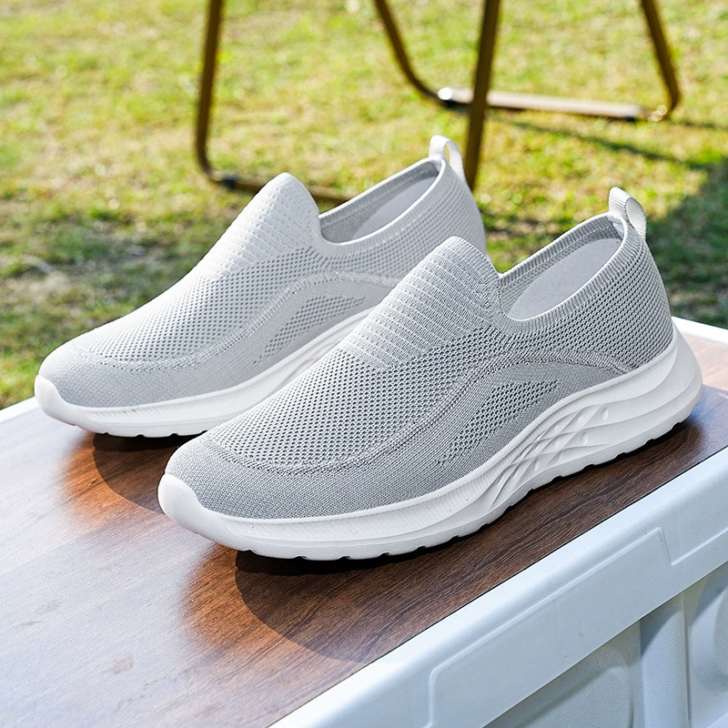 Открытый большой размер мужская спортивная обувь трансграничная легкая дышащая наружная внешняя торговая сеть летняя дышащая повседневная мужская спортивная обувь