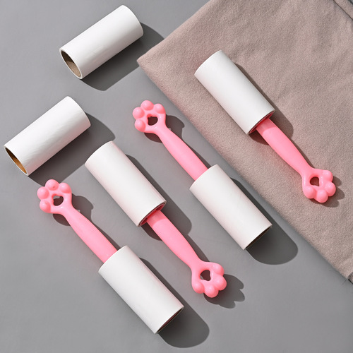 Cat claw hair remover disposable sticky dust paper clothing roller dust removal roll pet hair remover sticky brush wholesale