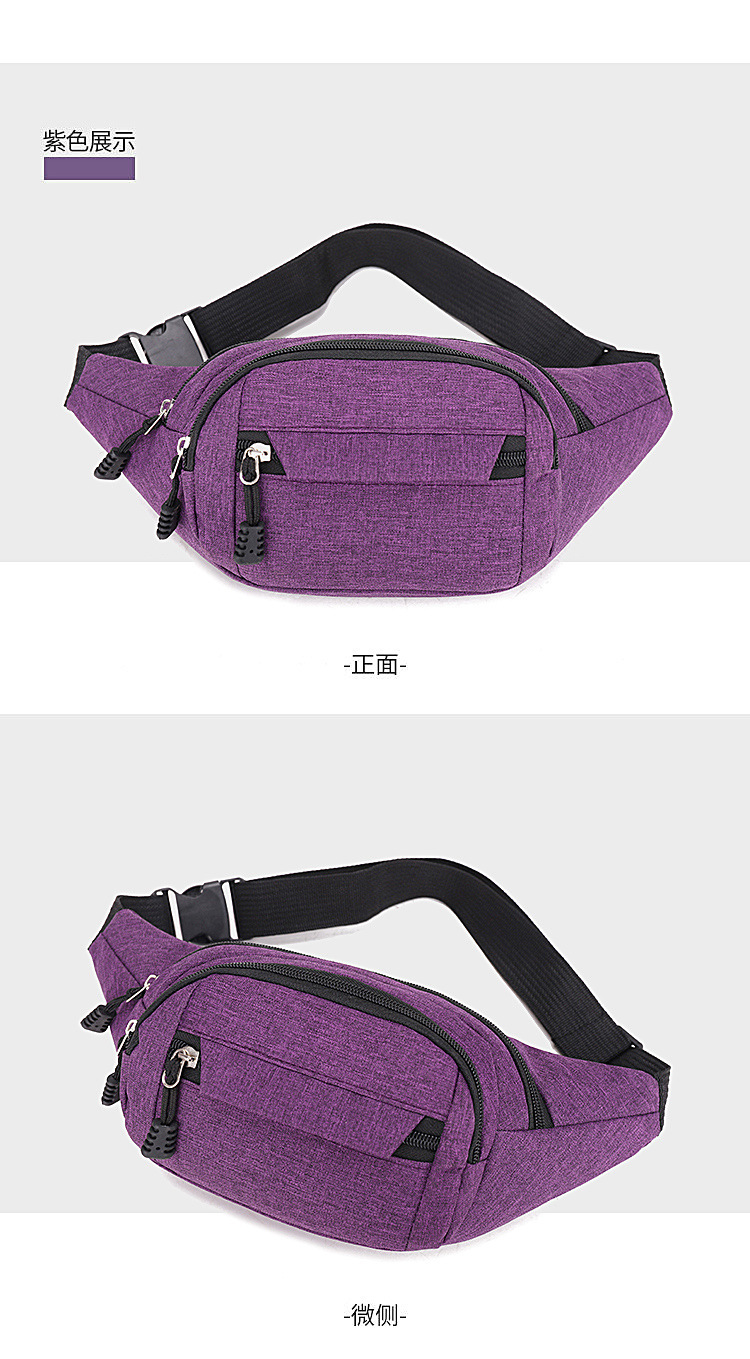 Bolso de cintura de moda para hombres y mujeres, nuevo tipo de bolso de negocios de gran capacidad para teléfonos móviles al aire libre, billetera, caja registradora multifuncional