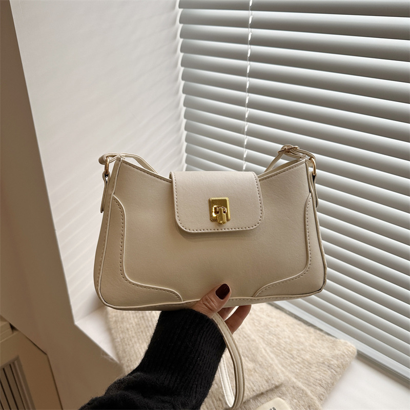 Invierno nueva tendencia bolso pequeño bolso de hombro retro bolso de moda simple bolso de brazo bolso de viaje ocio
