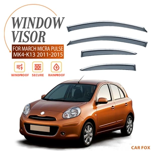 Nissan March Micra Pulse Pəncərə Vizoru üçün Yağış və Günəş Qalxanı