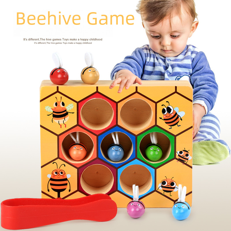 Wooden children's cognitive teaching aids Montessori