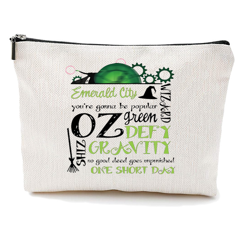 Bruja Música Bolso Bolso de cosméticos Broadway Bruja Bolso de hombro Bolso de lona