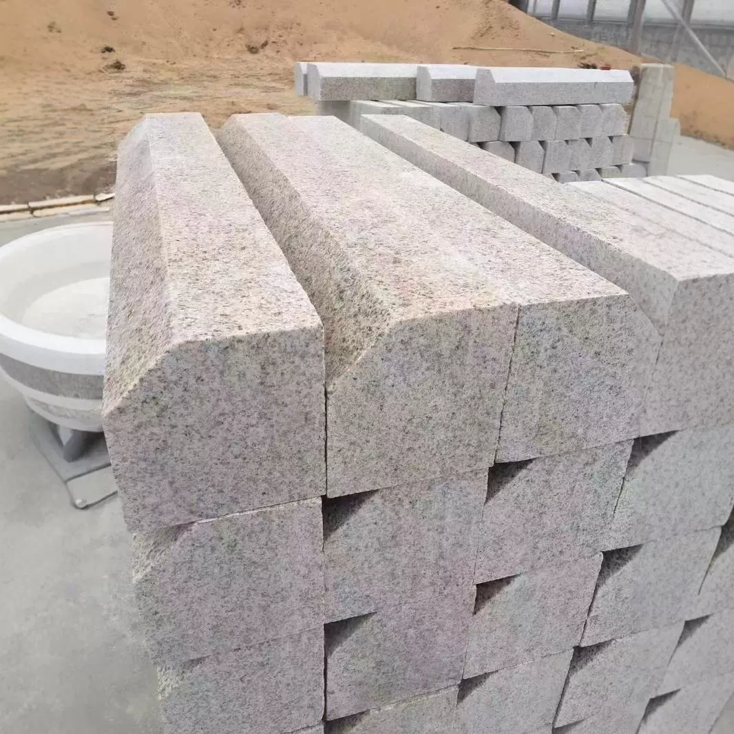 Гранитный лус, дорожный камень с пятью лотосами 30.300.600 огненный перламутр светло-серый инженерный регламент