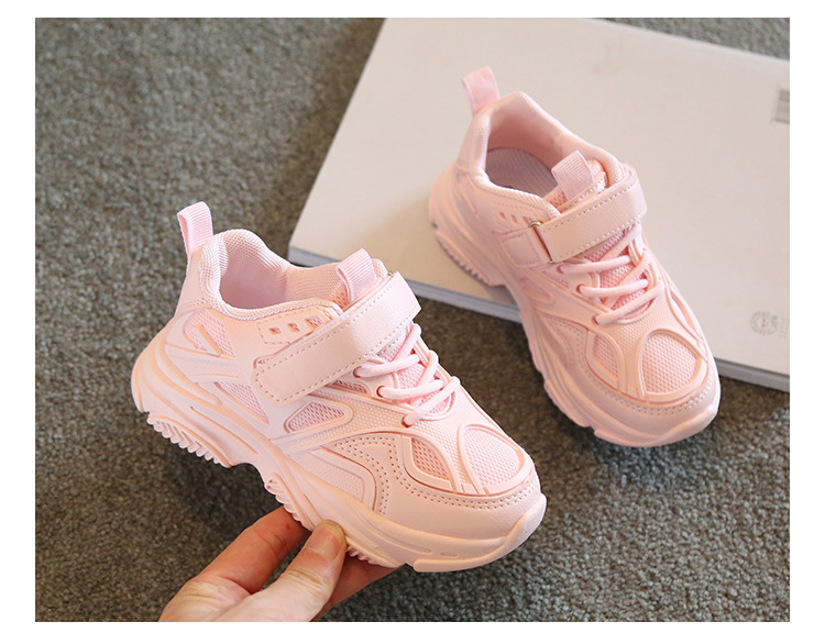 Girls Sports Shoes Autumn New Mesh Breathable Children's Fashion Shoes Casual Shoes display picture 3