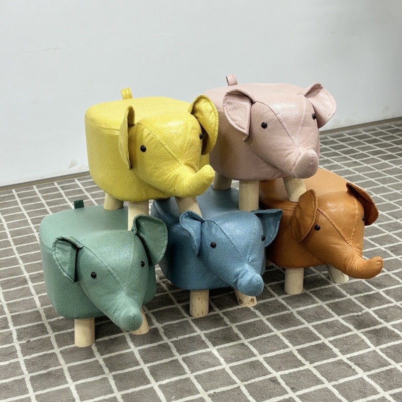 子供用スツール家庭用動物象創意リビング漫画靴交換腰掛け板腰掛けネット赤かわいい低い腰掛け怠け者|undefined