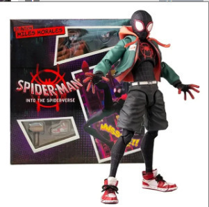 アニメのスパイダーマンの平行宇宙の格温のクモのブタの侠客の暗い影のスパイダーマンの千値の練習のマイルズは可動します。|undefined