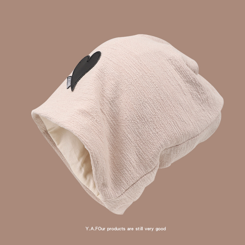 Love pile hat-beige