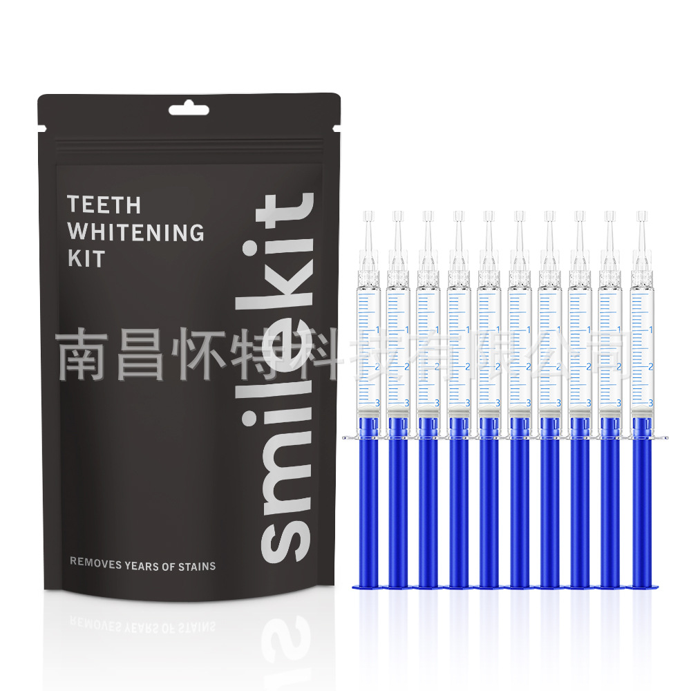 Smilekit dientes blanqueamiento aguja tubo gel 3ml traje 3 piezas/6 piezas/10 piezas dientes blanqueamiento traje