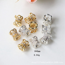 14k����ɫ��ʯ�U��С�U������Ͱ��diy�Ʒ�����ɢ����