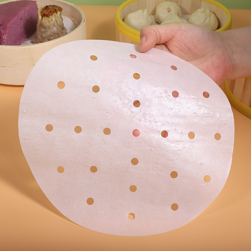 食品グレードの蒸し器紙使い捨て増粘ノンスティック蒸しパン紙家庭用 100 枚卸売|undefined