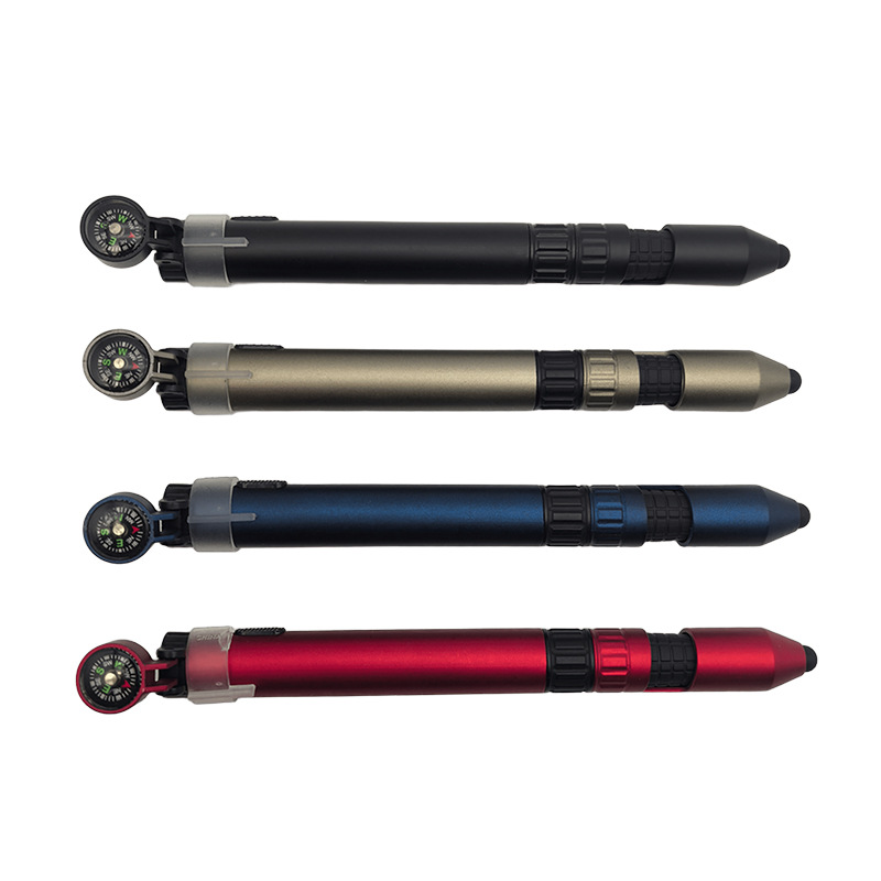 Compás creativa multifuncional seis en uno herramienta lápiz al por mayor