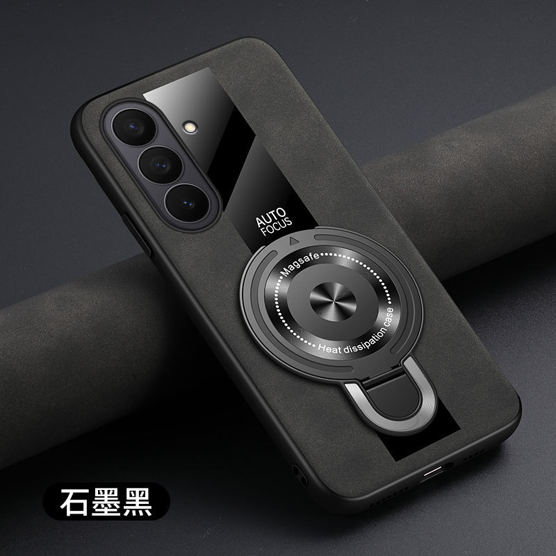 Graphite Black [Porsche-Sheep Leather] + U-Shield Bracket
