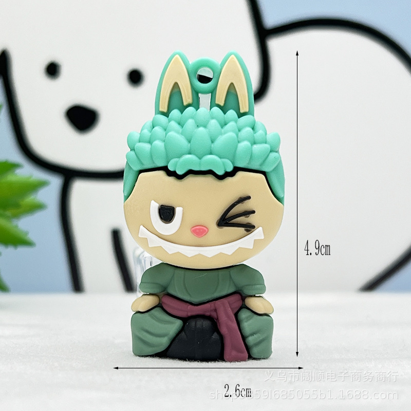 ラブブワンピースキーホルダーペンダント海王ルフィキーホルダー人形ペンダントブラインドボックス人形卸売|undefined