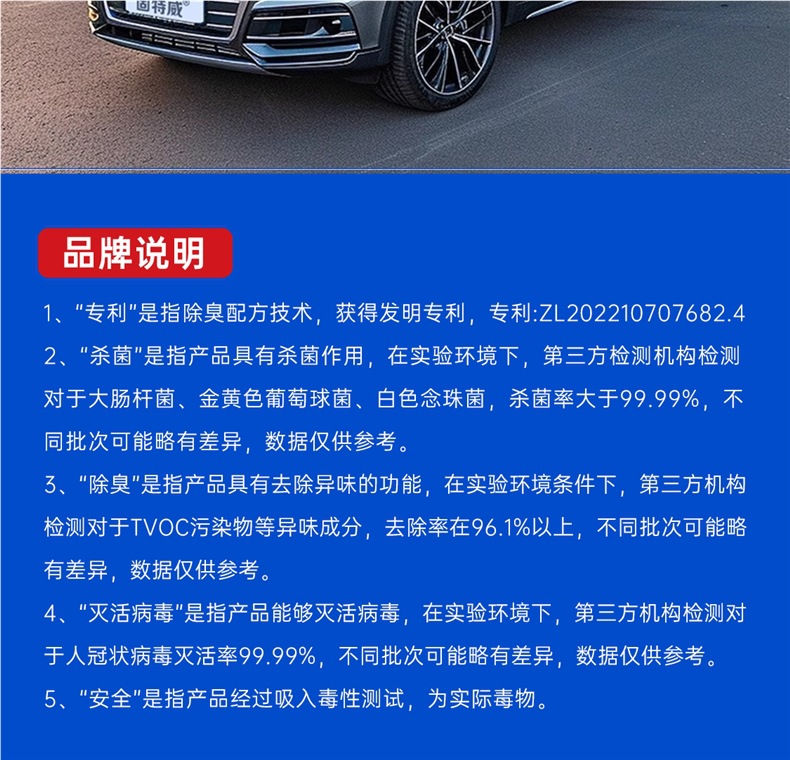 Goodway Car Odor Removal Car Air Conditioner Deodorization Sterilization Air Purification Artifact Deodorizing Freshener Car